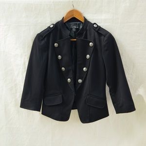 Cropped black jacket sz small